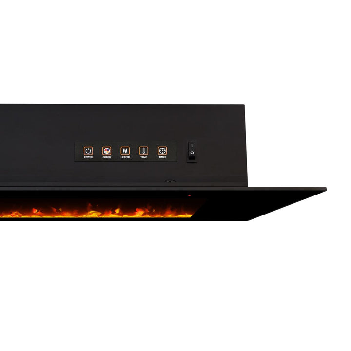 Real Flame Corretto 40" Wall-Mount Electric Fireplace - 1340E-BK