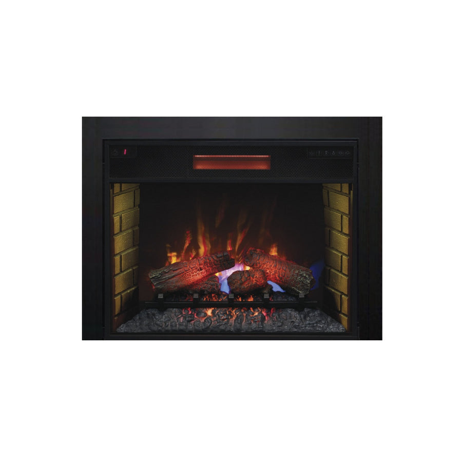 ClassicFlame 28" Infrared Electric Fireplace Insert 28II300GRA w/ Black Trim