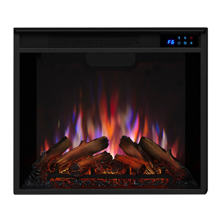 Real Flame Norwell Media Cabinet with Electric Fireplace - 7760E-W