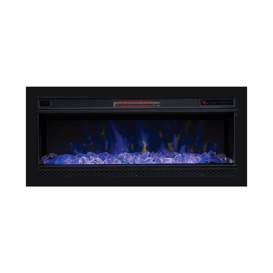 Classic Flame 42II042FGT Electric Fireplace Insert w/Crystal Media and Trim Kit