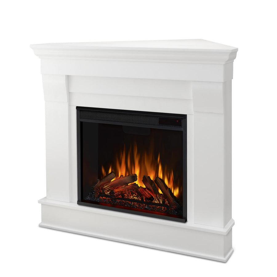 Real Flame Chateau Corner Mantel Electric Fireplace Insert - 5950E-W