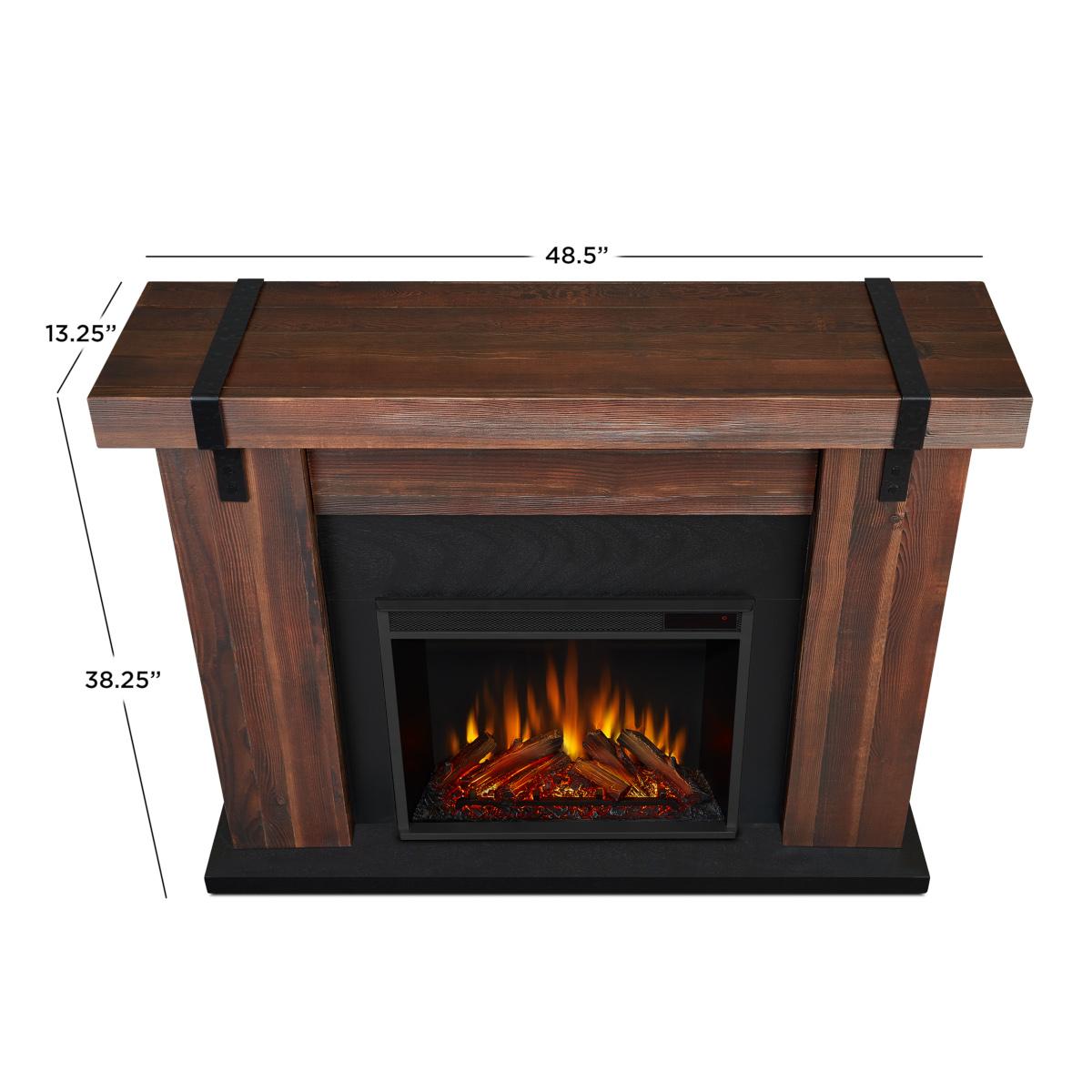 Real Flame Aspen Electric Fireplace TV Stand - Thumbnail 2
