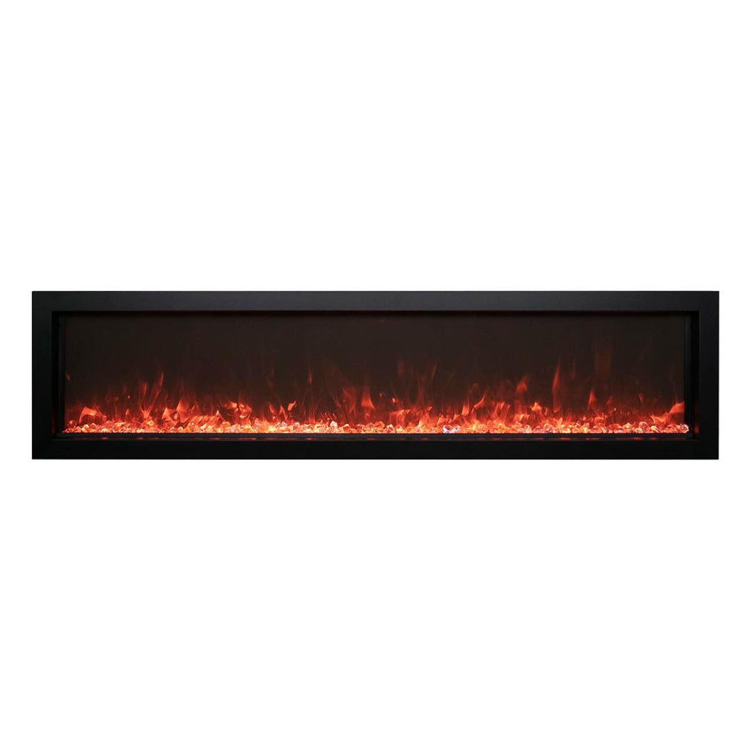 Amantii 88″ Panorama Slim Indoor / Outdoor Electric Fireplace - BI-88-SLIM-OD