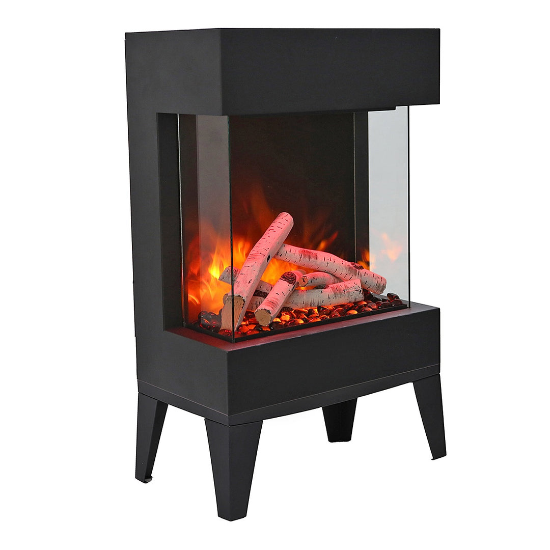 Amantii Cube 3-Sided Electric Fireplace - CUBE-2025WM