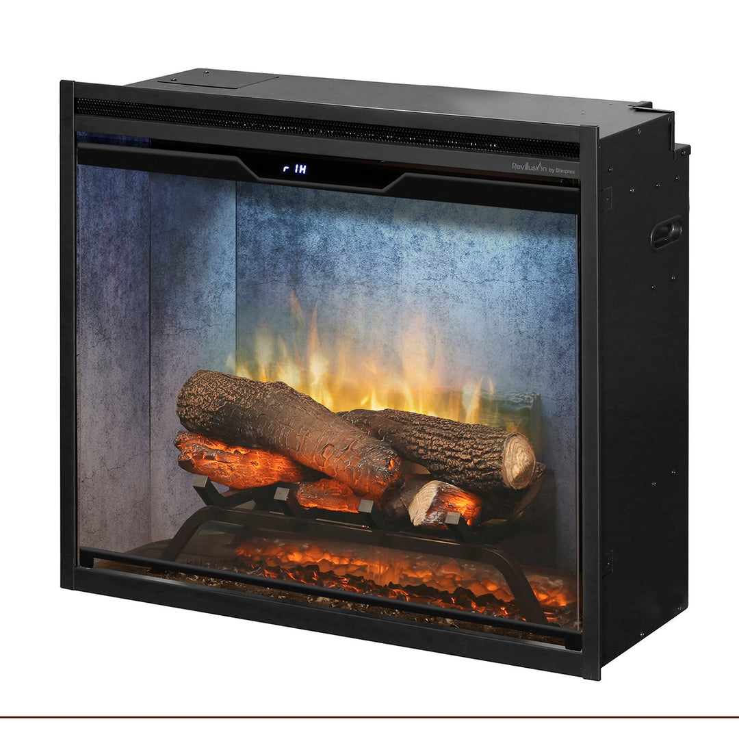 Revillusion Electric Fireplace, Dimplex 24" Revillusion® Built-In Electric Fireplace - RBF24DLXWC