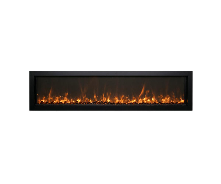 Amantii 100" Electric Fireplace Extra Tall, Built-in - SYM-100-XT
