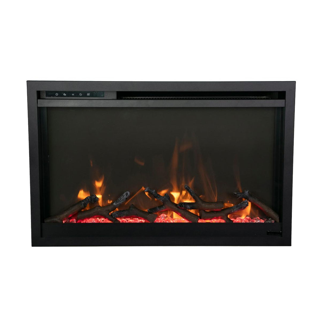 Amantii Traditional Series 30'' Extra Slim Electric Fireplace WiFi Capable - TRD-30-XS