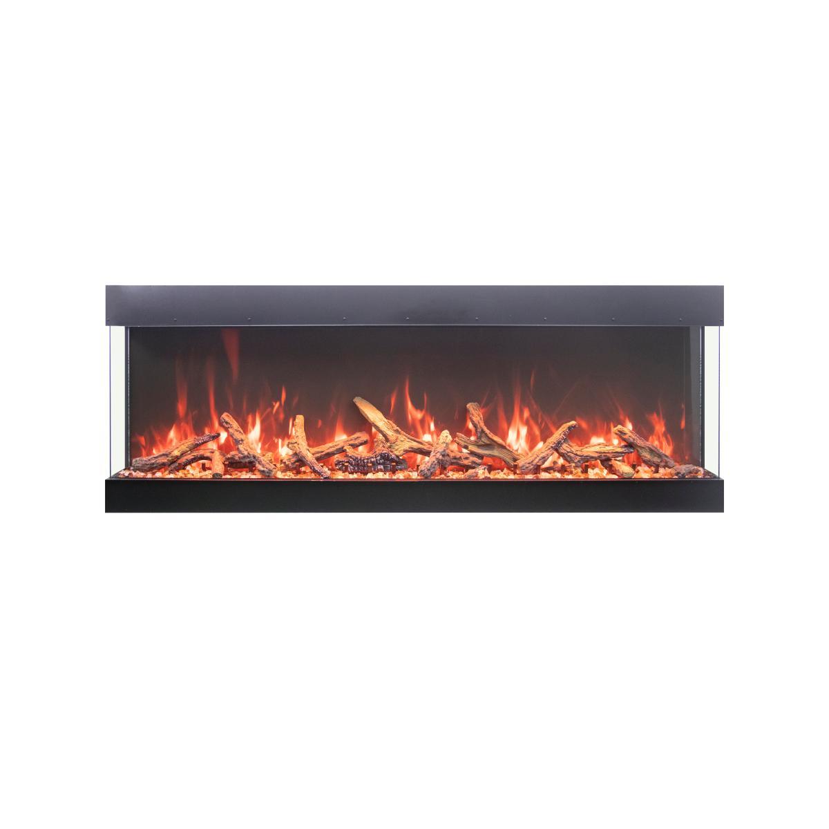 Amantii TRV-45-BESPOKE 3-sided electric fireplace