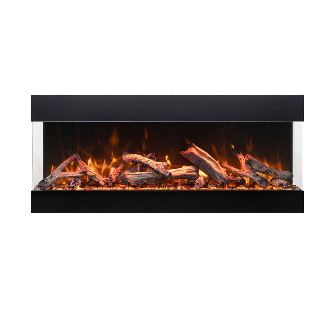 Amantii 85" TruView Bespoke 3 Sided Linear Electric Fireplace - TRV-85-BESPOKE