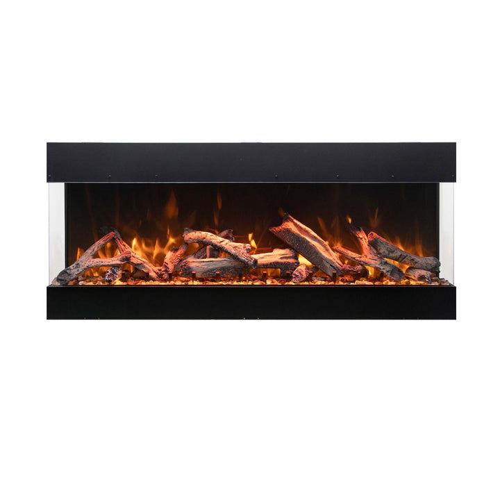 Amantii 75" TruView Bespoke 3 Sided Linear Electric Fireplace - TRV-75-BESPOKE