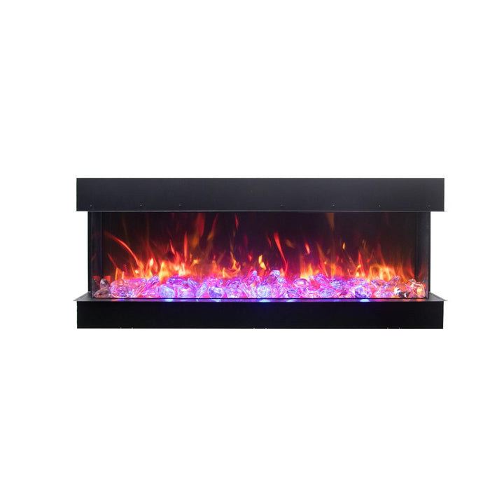 Amantii 85" TruView Bespoke 3 Sided Linear Electric Fireplace - TRV-85-BESPOKE