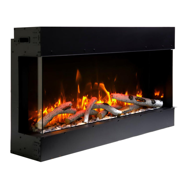 3-Sided Tru-View Slim Electric Fireplace