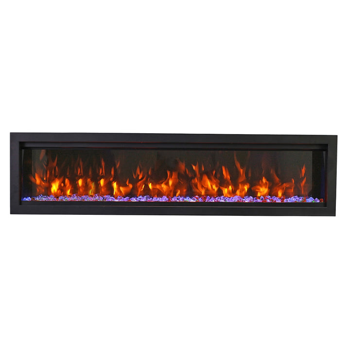 Amantii 74" Built-in Electric Fireplace w/ Sound - SYM-74-BESPOKE