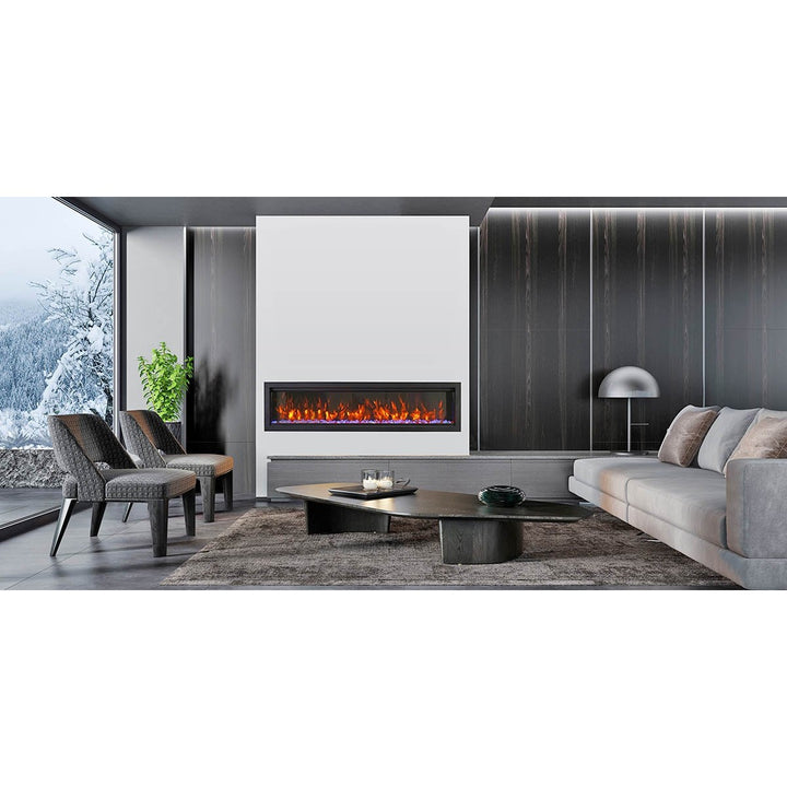 Amantii 74" Built-in Electric Fireplace w/ Sound - SYM-74-BESPOKE