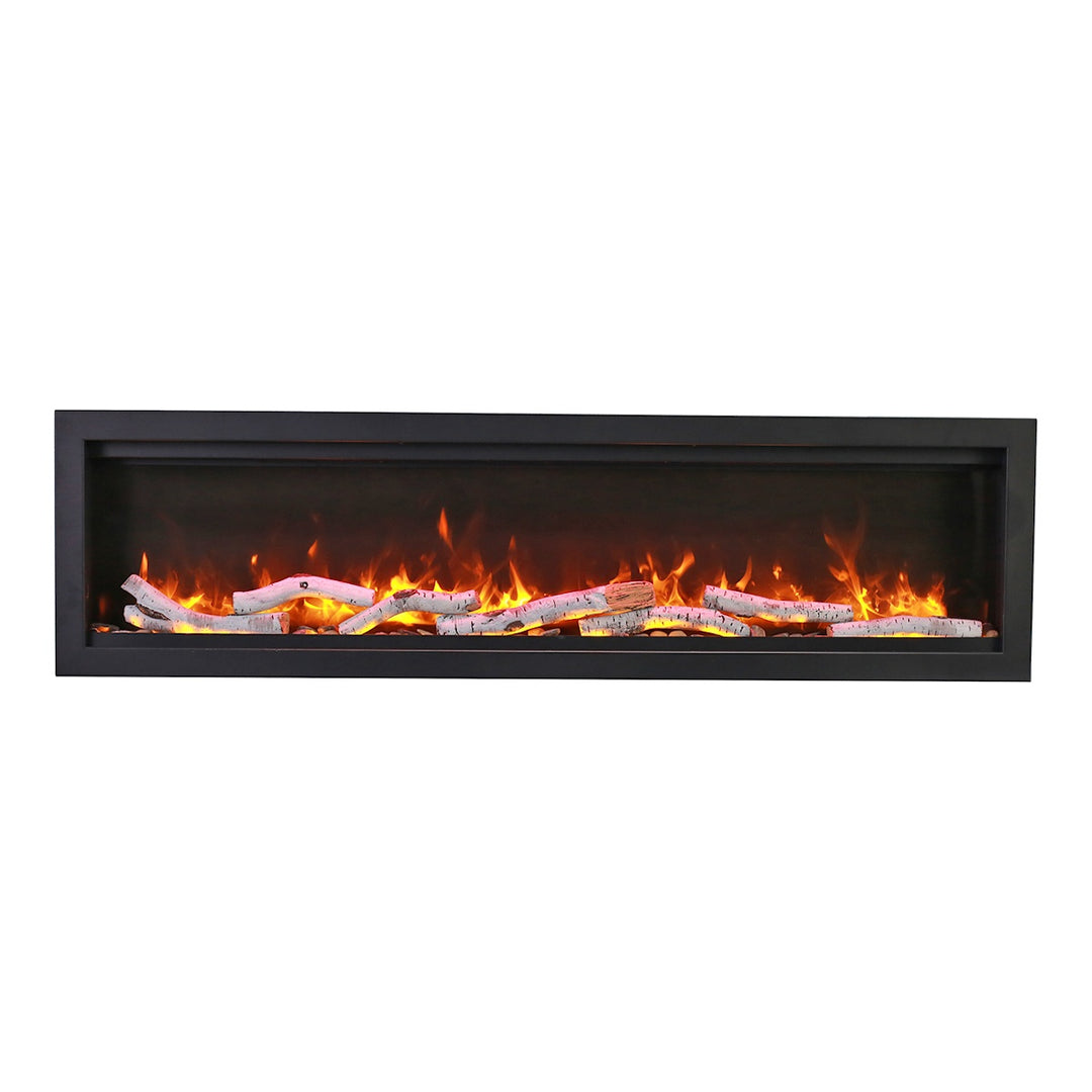 Amantii 74" Built-in Electric Fireplace w/ Sound - SYM-74-BESPOKE