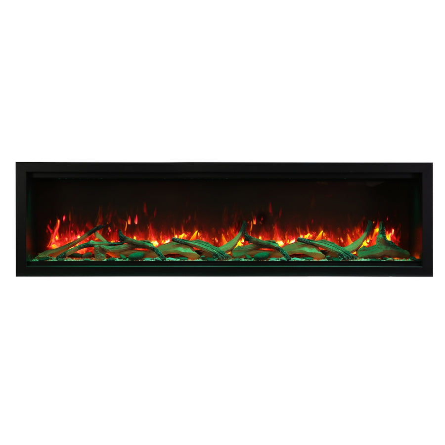 Amantii 74" Electric Fireplace Extra Tall, Built-in - SYM-74-XT