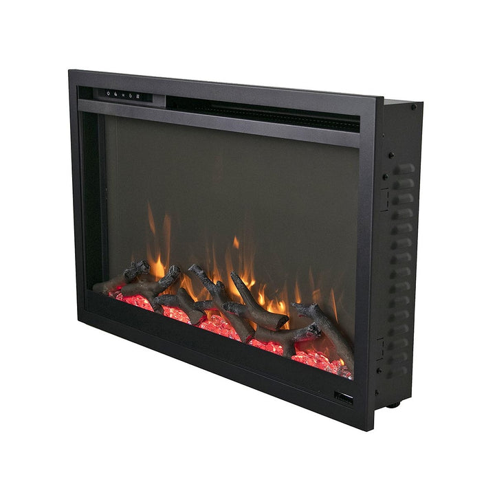 Amantii Traditional Series 30'' Extra Slim Electric Fireplace WiFi Capable - TRD-30-XS