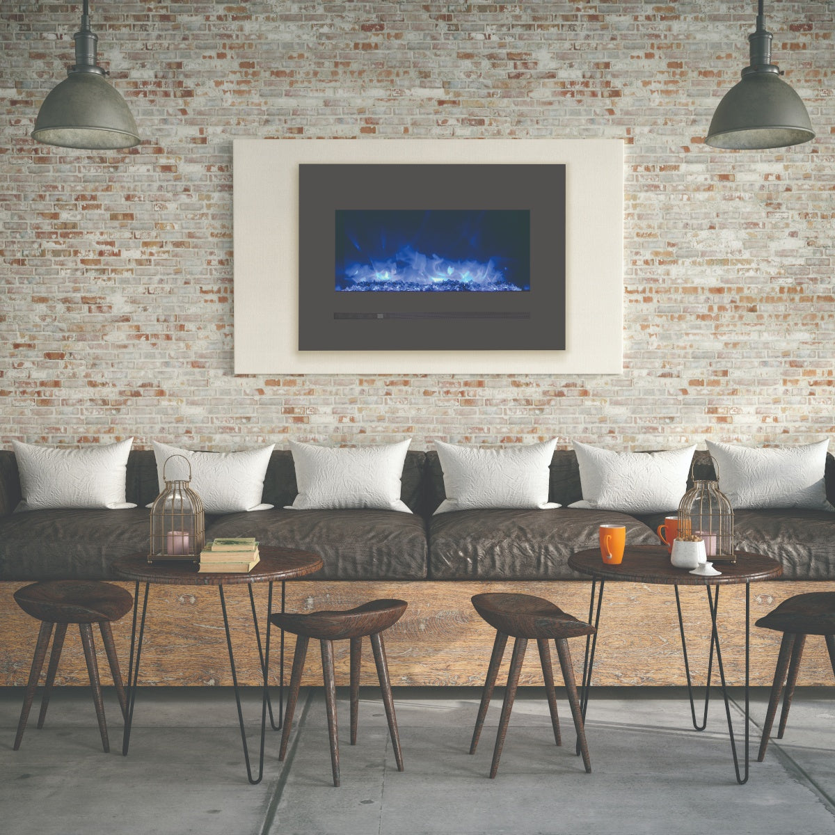 Sierra Flame Linear Electric Fireplace - Thumbnail 4