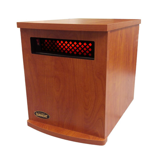 Amish Handcrafted SUNHEAT Infrared Heater USA1500Amish Nebraska Oak