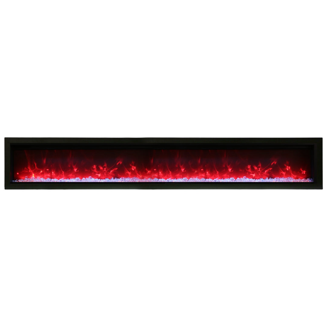 Remii 88" Electric Fireplace Basic, Clean Face WM-88
