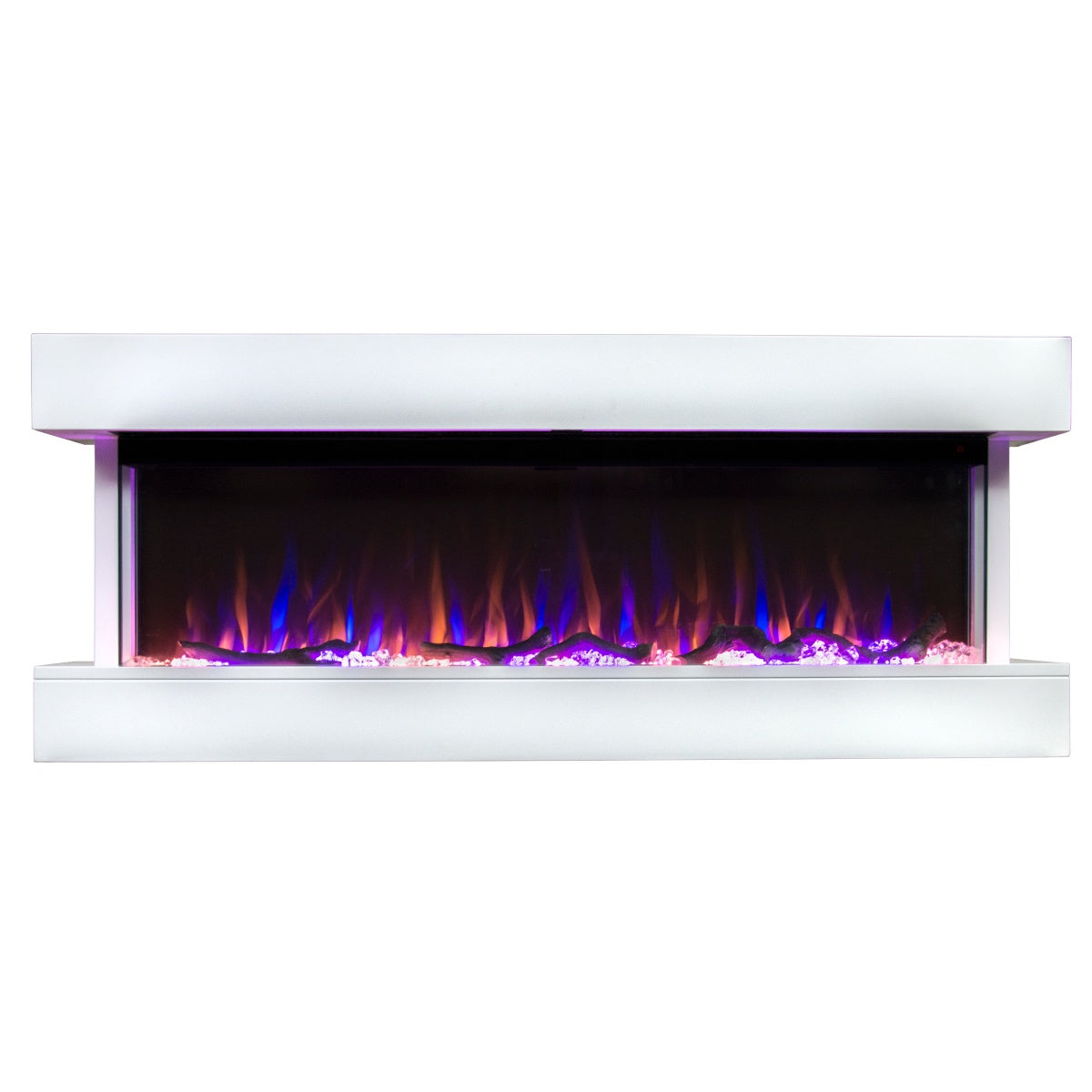 Touchstone Chesmont 50" White Wall Mount Electric Fireplace - Thumbnail 3