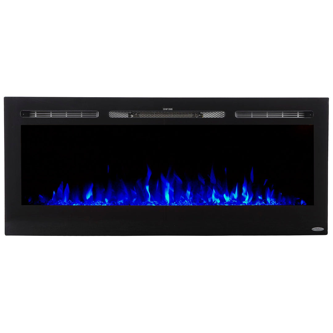 Touchstone Sideline 80004 Linear Electric Fireplace with Blue Flames